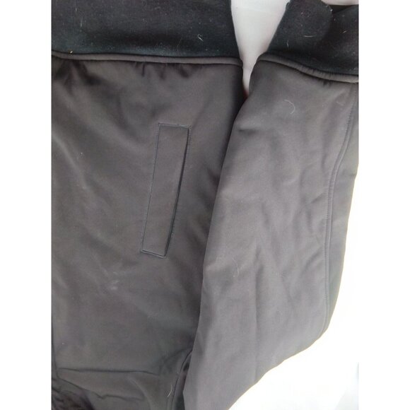 TOMMY HILFIGER Soft-Shell Filled Hooded Bomber Jacket, Olive Black Lined Size XL - Picture 3 of 4